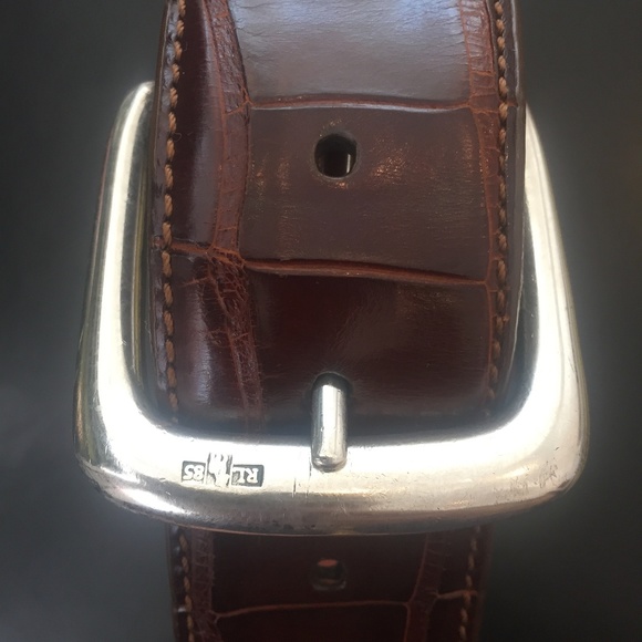 Genuine Alligator Belt by Ralph Lauren main image 4